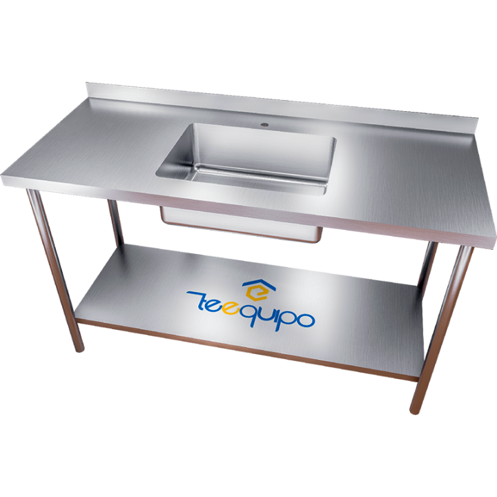 Mesa con Poceta Central 180 cm