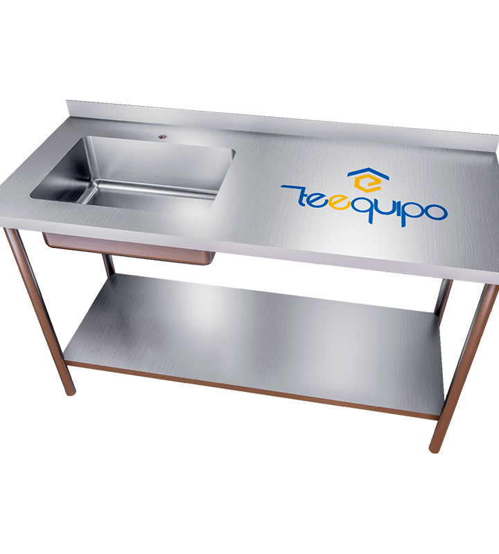Mesa con Poceta Izquierda 180 cm