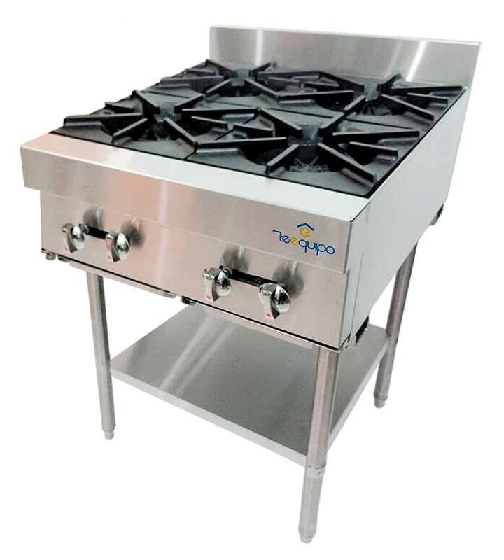 Estufa a Gas de 4 Puestos