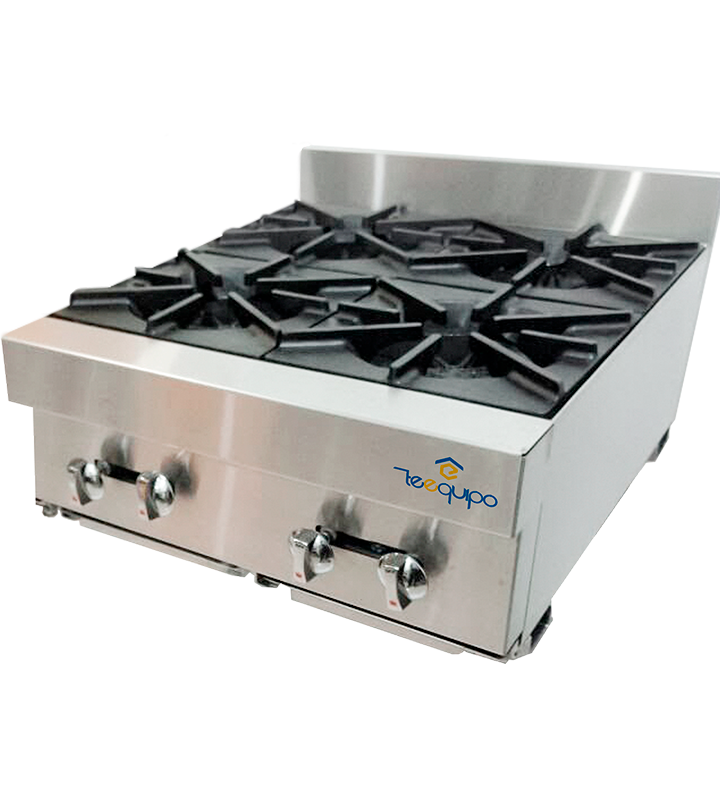 Estufa a Gas de 4 Puestos (sobreponer)