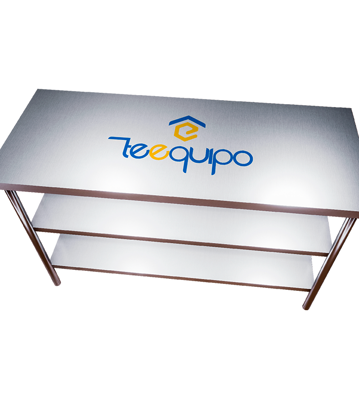 Mesa de Trabajo con Doble Entrepaño
